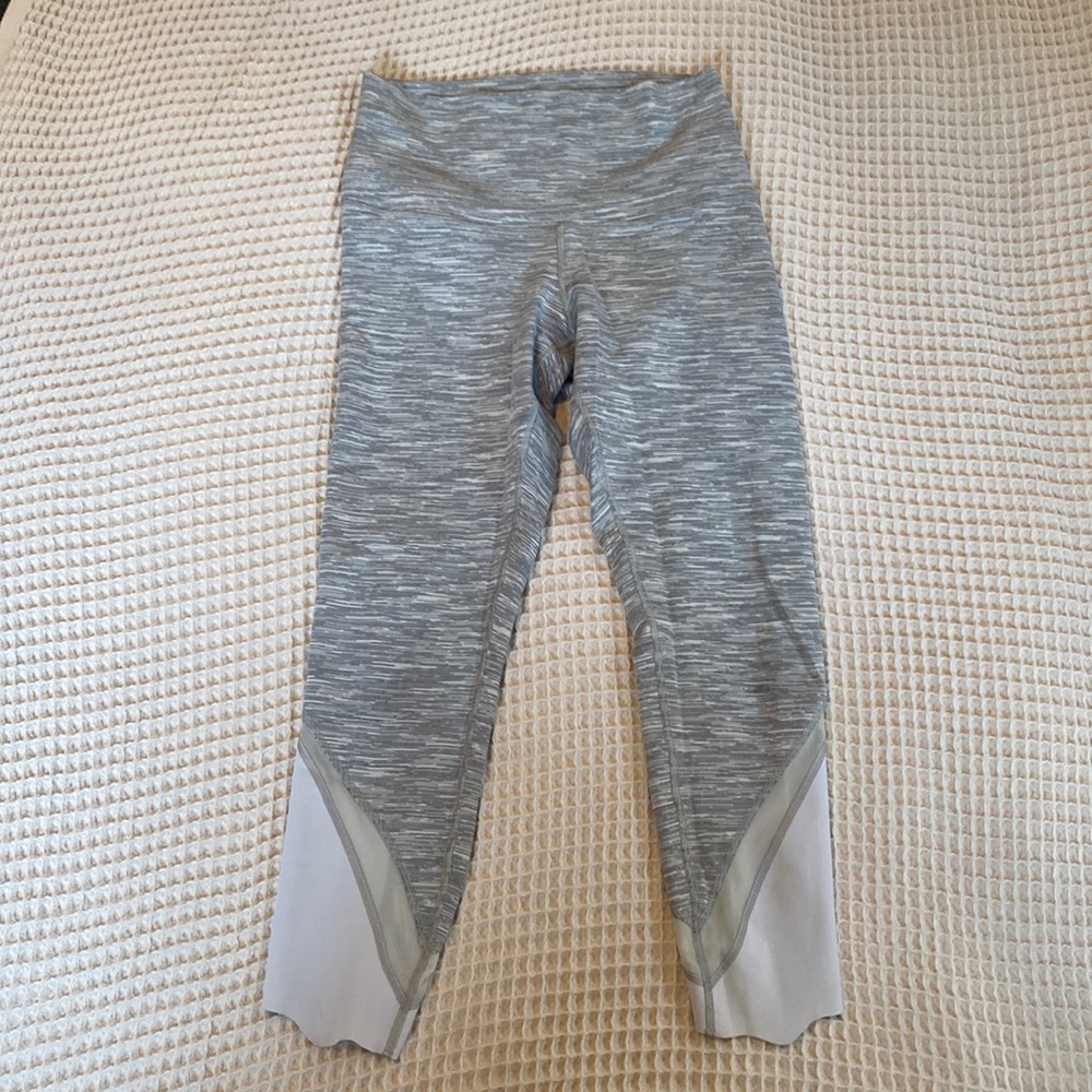 Lululemon Gray/White Leggings